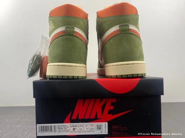 Official Maikesneakers FB9934-300 Craft Jordan Celadon OG Air 1 High 0717